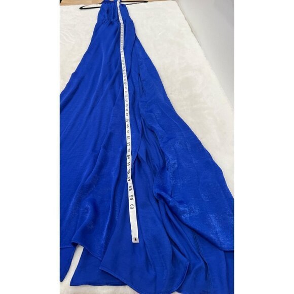 NEW Show Me Your MuMu Collette Halter Maxi Dress in Royal Blue Size-XS MSRP $198 - Picture 6 of 10
